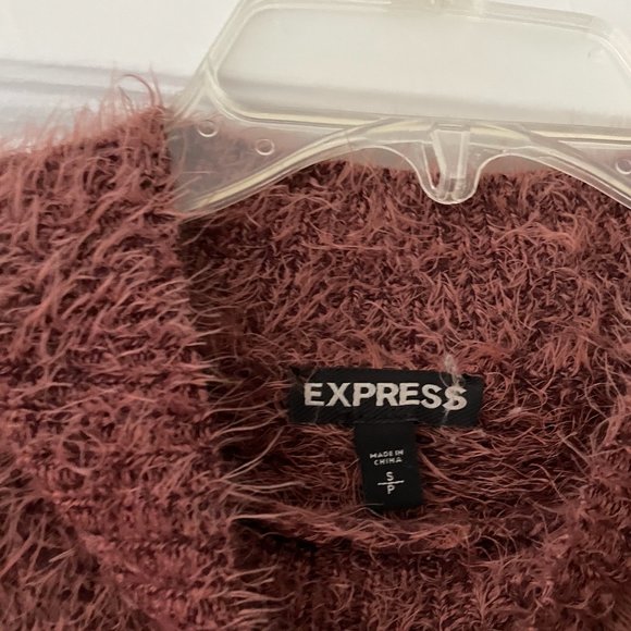 Express | Rust Orange Mock Neck Sweater | Women Size: S - Picture 3 of 3
